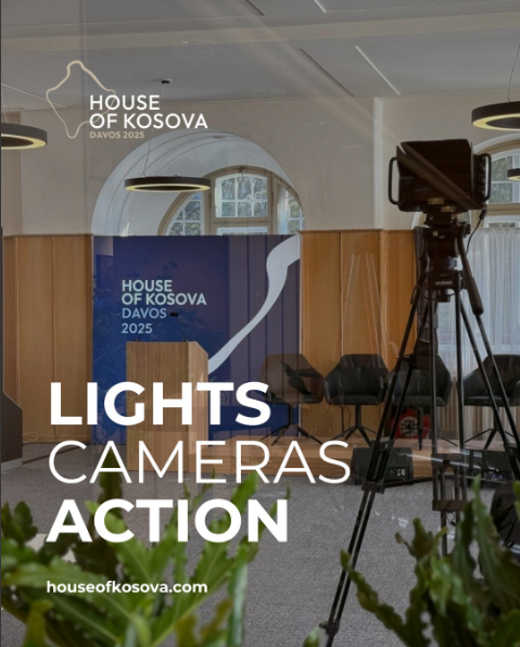House of Kosova Davos 2025 — Lights, Cameras, Action